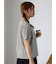 配色メローボーダーTシャツ