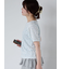 小花柄ヘンリーネックカットソー