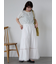 小花柄ヘンリーネックカットソー