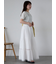 小花柄ヘンリーネックカットソー