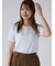 小花柄ヘンリーネックカットソー