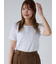 小花柄ヘンリーネックカットソー