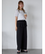 小花柄ヘンリーネックカットソー