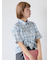 ドロストチェックシャツ