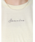 ロゴ刺繍Tシャツ
