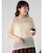 前後2WAY花レースブラウス