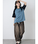 ヴィンテージ加工イージーデニムパンツ