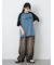 ヴィンテージ加工イージーデニムパンツ