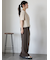 ヴィンテージ加工イージーデニムパンツ