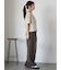 ヴィンテージ加工イージーデニムパンツ