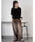 ヴィンテージ加工イージーデニムパンツ