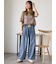 ヴィンテージ加工イージーデニムパンツ
