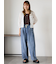 ヴィンテージ加工イージーデニムパンツ
