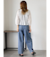 ヴィンテージ加工イージーデニムパンツ