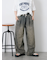 ヴィンテージ加工イージーデニムパンツ