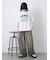 ヴィンテージ加工イージーデニムパンツ