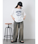 ヴィンテージ加工イージーデニムパンツ