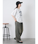 ヴィンテージ加工イージーデニムパンツ