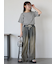 ヴィンテージ加工イージーデニムパンツ