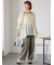 ヴィンテージ加工イージーデニムパンツ