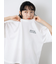 ロゴ刺繍フレア袖カットソー