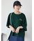 ロゴ刺繍フレア袖カットソー