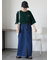 ロゴ刺繍フレア袖カットソー