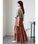 ロゴ刺繍フレア袖カットソー