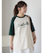 歯ブラシ刺繍ラグランT