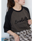 歯ブラシ刺繍ラグランT