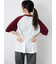 歯ブラシ刺繍ラグランT