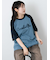 歯ブラシ刺繍ラグランT
