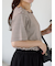 リブメローボーダーカットソー