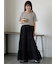 リブメローボーダーカットソー