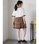 柄アソートギャザーミニスカート