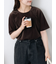 ベロア半袖カットソー