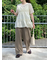 ベロア半袖カットソー