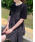 ベロア半袖カットソー
