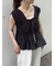 ◎リボンノースリブラウス