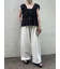 ◎リボンノースリブラウス