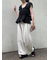 ◎リボンノースリブラウス