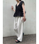 ◎リボンノースリブラウス
