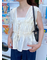 ◎リボンノースリブラウス