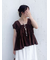 ◎リボンノースリブラウス