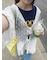 ◎レースフーディーリボンカーディガン