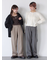 センタープレスツータックスラックス