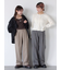 センタープレスツータックスラックス