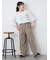 センタープレスツータックスラックス