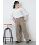 センタープレスツータックスラックス