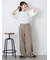 センタープレスツータックスラックス